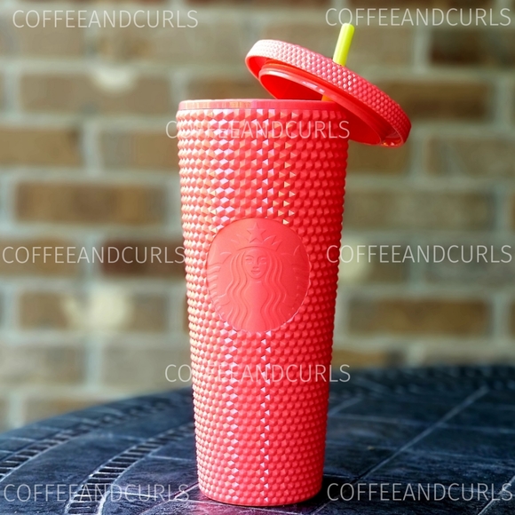 Starbucks "Dragonfruit" Pink Studded Venti Cold Cup NWT - Picture 4 of 8